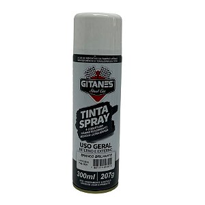 Tinta Spray Branco Brilhante 300Ml/207G Gitanes