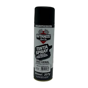 Tinta Spray Preto Alta Temperatura 300Ml/207G Gitanes