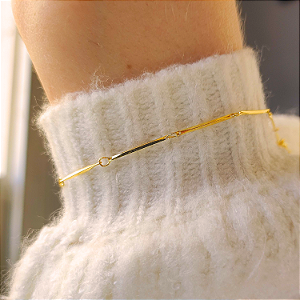 Pulseira Dourada Palito