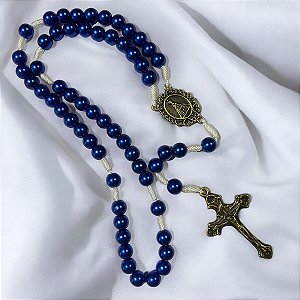 TERÇO DE NOSSA SENHORA APARECIDA EM METAL