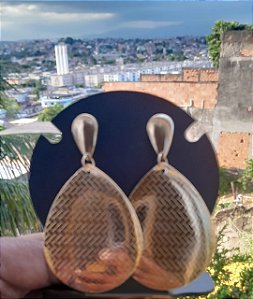 Brinco Dourado Bijuteria