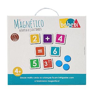 Kit Magnético Números e Quantidades - Babebi
