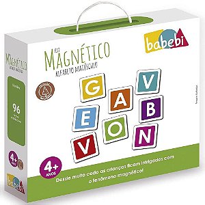 Kit Magnético Alfabeto Maiúsculo - Babebi