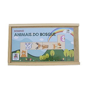 Dominó de Madeira Animais do Bosque - Fábrika dos Sonhos