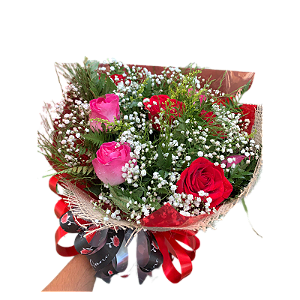 Buquê de 6 Rosas
