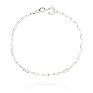 Pulseira - Elo Cartier Longo  em prata 925