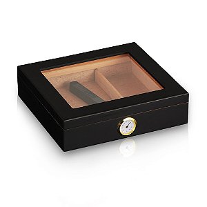 Caixa Umidora de Charutos com Higrômetro