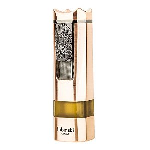 LUBINSKI-Isqueiro em Metal Windproof Straight Flame