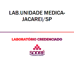 Exame Toxicológico - Jacarei-SP - LAB.UNIDADE MEDICA-JACAREI/SP (C.N.H, Empregado CLT, Concurso Público)