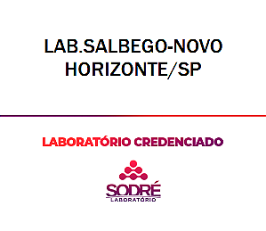 Exame Toxicológico - Novo Horizonte-SP - LAB.SALBEGO-NOVO HORIZONTE/SP (C.N.H, Empregado CLT, Concurso Público)