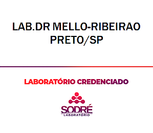 Exame Toxicológico - Ribeirao Preto-SP - LAB.DR MELLO-RIBEIRAO PRETO/SP (C.N.H, Empregado CLT, Concurso Público)