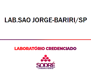 Exame Toxicológico - Bariri-SP - LAB.SAO JORGE-BARIRI/SP (C.N.H, Empregado CLT, Concurso Público)
