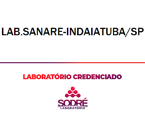 Exame Toxicológico - Indaiatuba-SP - LAB.SANARE-INDAIATUBA/SP (C.N.H, Empregado CLT, Concurso Público)