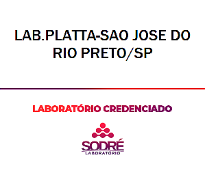 Exame Toxicológico - Sao Jose Do Rio Preto-SP - LAB.PLATTA-SAO JOSE DO RIO PRETO/SP (C.N.H, Empregado CLT, Concurso Público)