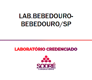 Exame Toxicológico - Bebedouro-SP - LAB.BEBEDOURO-BEBEDOURO/SP (C.N.H, Empregado CLT, Concurso Público)