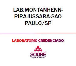 Exame Toxicológico - Sao Paulo-SP - LAB.MONTANHENN-PIRAJUSSARA-SAO PAULO/SP (C.N.H, Empregado CLT, Concurso Público)