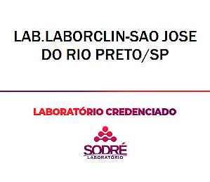 Exame Toxicológico - Sao Jose Do Rio Preto-SP - LAB.LABORCLIN-SAO JOSE DO RIO PRETO/SP (C.N.H, Empregado CLT, Concurso Público)