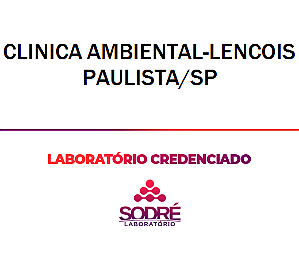 Exame Toxicológico - Lencois Paulista-SP - CLINICA AMBIENTAL-LENCOIS PAULISTA/SP (C.N.H, Empregado CLT, Concurso Público)