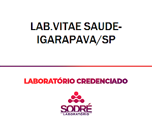 Exame Toxicológico - Igarapava-SP - LAB.VITAE SAUDE-IGARAPAVA/SP (C.N.H, Empregado CLT, Concurso Público)