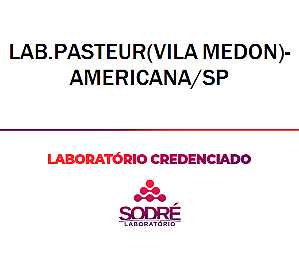Exame Toxicológico - Americana-SP - LAB.PASTEUR(VILA MEDON)-AMERICANA/SP (C.N.H, Empregado CLT, Concurso Público)