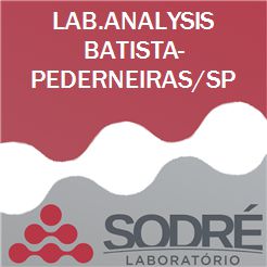 Exame Toxicológico - Pederneiras-SP - LAB.ANALYSIS BATISTA-PEDERNEIRAS/SP (C.N.H, Empregado CLT, Concurso Público)