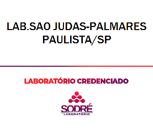 Exame Toxicológico - Palmares Paulista-SP - LAB.SAO JUDAS-PALMARES PAULISTA/SP (C.N.H, Empregado CLT, Concurso Público)
