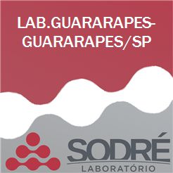 Exame Toxicológico - Guararapes-SP - LAB.GUARARAPES-GUARARAPES/SP (C.N.H, Empregado CLT, Concurso Público)