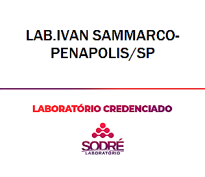 Exame Toxicológico - Penapolis-SP - LAB.IVAN SAMMARCO-PENAPOLIS/SP (C.N.H, Empregado CLT, Concurso Público)