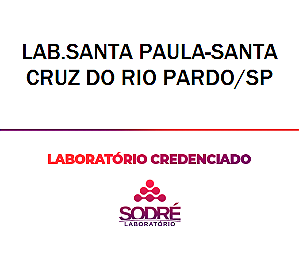 Exame Toxicológico - Santa Cruz Do Rio Pardo-SP - LAB.SANTA PAULA-SANTA CRUZ DO RIO PARDO/SP (C.N.H, Empregado CLT, Concurso Público)