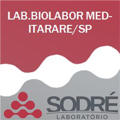 Exame Toxicológico - Itarare-SP - LAB.BIOLABOR MED-ITARARE/SP (C.N.H, Empregado CLT, Concurso Público)