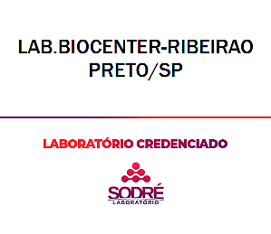 Exame Toxicológico - Ribeirao Preto-SP - LAB.BIOCENTER-RIBEIRAO PRETO/SP (C.N.H, Empregado CLT, Concurso Público)