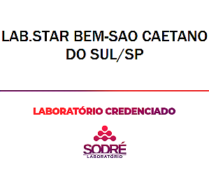 Exame Toxicológico - Sao Caetano Do Sul-SP - LAB.STAR BEM-SAO CAETANO DO SUL/SP (C.N.H, Empregado CLT, Concurso Público)