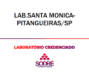 Exame Toxicológico - Pitangueiras-SP - LAB.SANTA MONICA-PITANGUEIRAS/SP (C.N.H, Empregado CLT, Concurso Público)