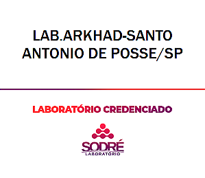 Exame Toxicológico - Santo Antonio De Posse-SP - LAB.ARKHAD-SANTO ANTONIO DE POSSE/SP (C.N.H, Empregado CLT, Concurso Público)