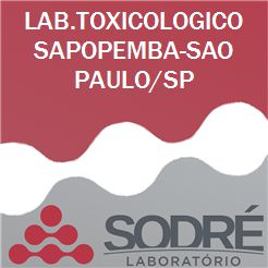 Exame Toxicológico - Sao Paulo-SP - LAB.TOXICOLOGICO SAPOPEMBA-SAO PAULO/SP (C.N.H, Empregado CLT, Concurso Público)