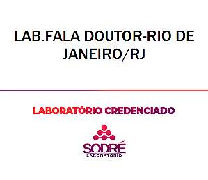 Exame Toxicológico - Rio De Janeiro-RJ - LAB.FALA DOUTOR-RIO DE JANEIRO/RJ (C.N.H, Empregado CLT, Concurso Público)