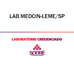 Exame Toxicológico - Leme-SP - LAB.MEDCIN-LEME/SP (C.N.H, Empregado CLT, Concurso Público)