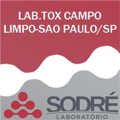 Exame Toxicológico - Sao Paulo-SP - LAB.TOX CAMPO LIMPO-SAO PAULO/SP (C.N.H, Empregado CLT, Concurso Público)