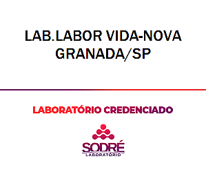 Exame Toxicológico - Nova Granada-SP - LAB.LABOR VIDA-NOVA GRANADA/SP (C.N.H, Empregado CLT, Concurso Público)
