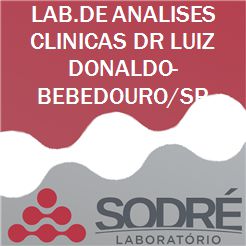 Exame Toxicológico - Bebedouro-SP - LAB.DE ANALISES CLINICAS DR LUIZ DONALDO-BEBEDOURO/SP (C.N.H, Empregado CLT, Concurso Público)