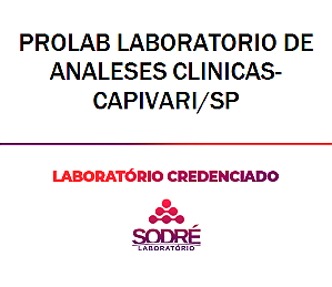 Exame Toxicológico - Capivari-SP - PROLAB LABORATORIO DE ANALESES CLINICAS-CAPIVARI/SP (C.N.H, Empregado CLT, Concurso Público)