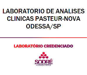 Exame Toxicológico - Nova Odessa-SP - LABORATORIO DE ANALISES CLINICAS PASTEUR-NOVA ODESSA/SP (C.N.H, Empregado CLT, Concurso Público)