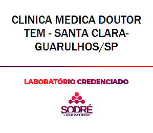 Exame Toxicológico - Guarulhos-SP - CLINICA MEDICA DOUTOR TEM - SANTA CLARA-GUARULHOS/SP (C.N.H, Empregado CLT, Concurso Público)