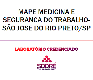 Exame Toxicológico - Sao Jose Do Rio Preto-SP - MAPE MEDICINA E SEGURANCA DO TRABALHO-SÃO JOSE DO RIO PRETO/SP (C.N.H, Empregado CLT, Concurso Público)