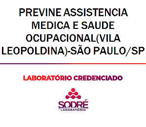 Exame Toxicológico - Sao Paulo-SP - PREVINE ASSISTENCIA MEDICA E SAUDE OCUPACIONAL(VILA LEOPOLDINA)-SÃO PAULO/SP (C.N.H, Empregado CLT, Concurso Público)