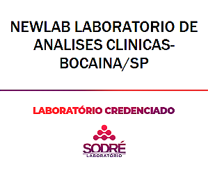 Exame Toxicológico - Bocaina-SP - NEWLAB LABORATORIO DE ANALISES CLINICAS-BOCAINA/SP (C.N.H, Empregado CLT, Concurso Público)