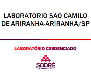 Exame Toxicológico - Ariranha-SP - LABORATORIO SAO CAMILO DE ARIRANHA-ARIRANHA/SP (C.N.H, Empregado CLT, Concurso Público)