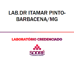 Exame Toxicológico - Barbacena-MG - LAB.DR ITAMAR PINTO-BARBACENA/MG (C.N.H, Empregado CLT, Concurso Público)
