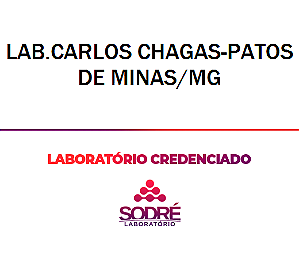 Exame Toxicológico - Patos De Minas-MG - LAB.CARLOS CHAGAS-PATOS DE MINAS/MG (C.N.H, Empregado CLT, Concurso Público)
