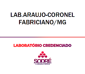 Exame Toxicológico - Coronel Fabriciano-MG - LAB.ARAUJO-CORONEL FABRICIANO/MG (C.N.H, Empregado CLT, Concurso Público)